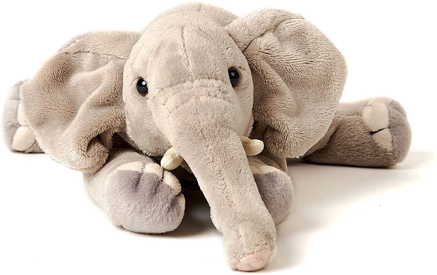 Uni-Toys - Elephant, Lying - 27 cm (length) - Plush Elephant - Soft Toy, Cuddly Toy