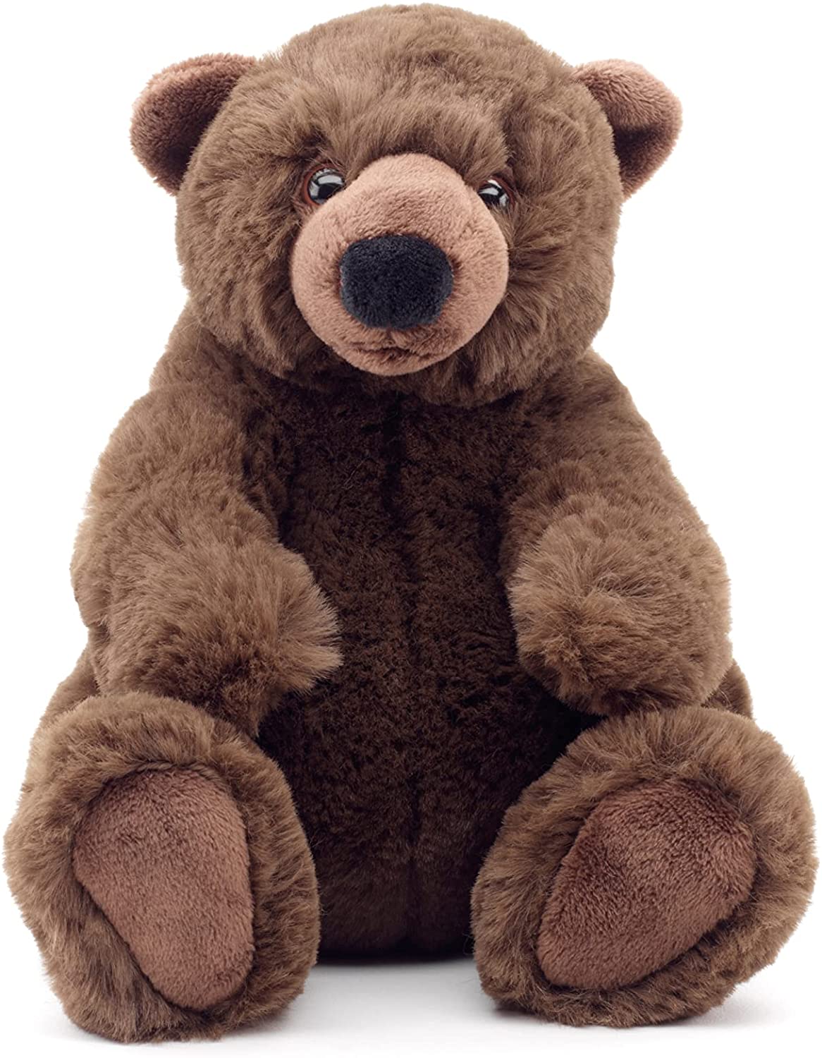 Uni-Toys - Braunbär klein, sitzend - 'Charlie' - superweich - 20 cm (Höhe) - Plüsch-Bär, Teddy, Teddybär - Plüschtier, Kuscheltier 