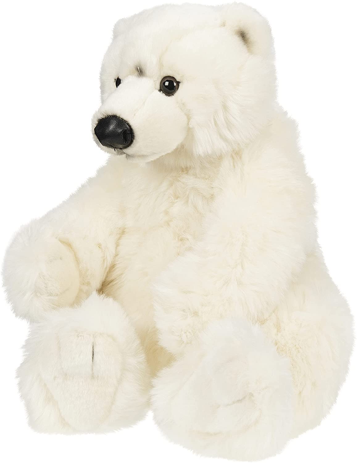 Uni-Toys - polar bear, sitting - 33 cm (height) - bear, wild animal - plush toy, cuddly toy 