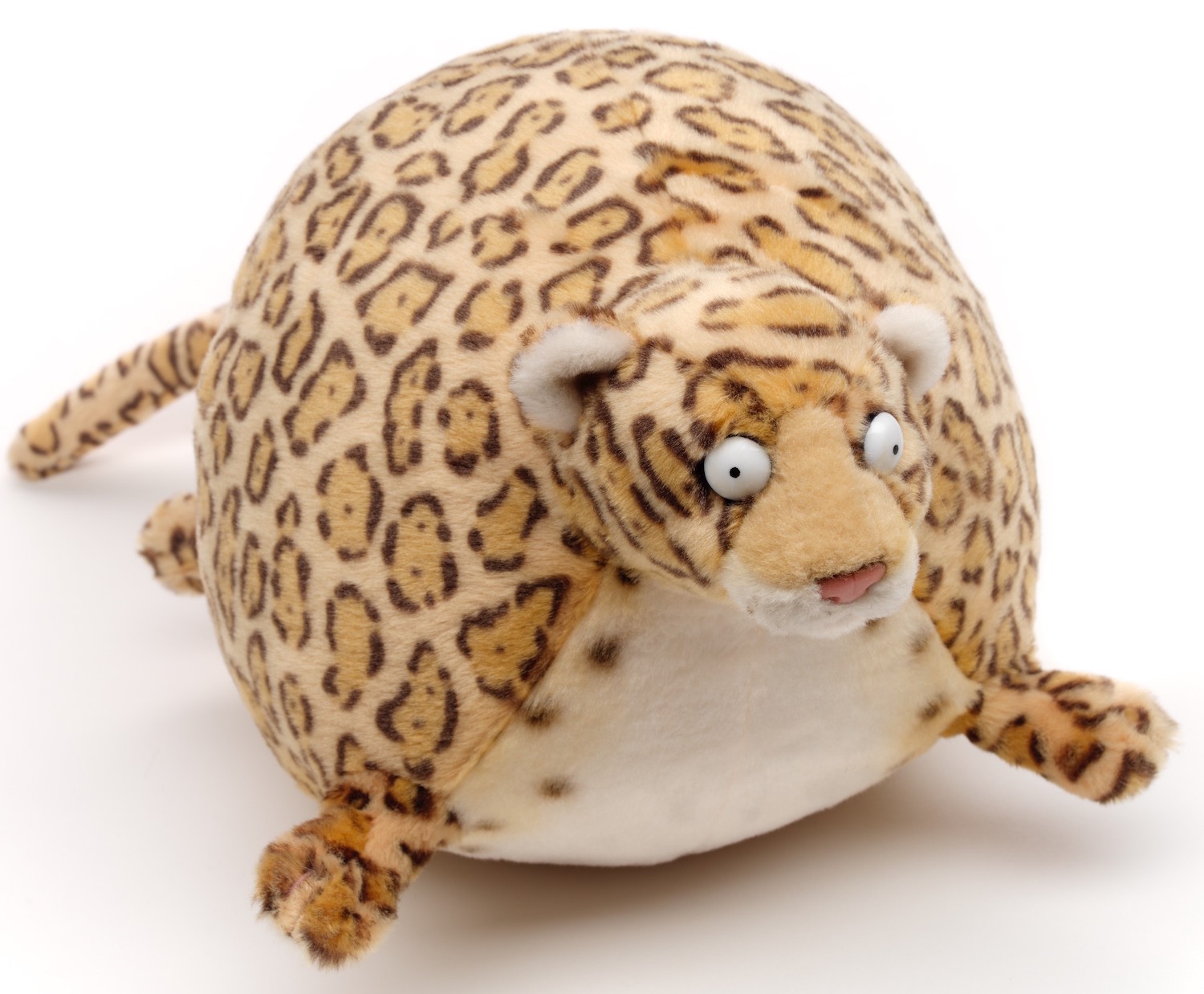 ROLLIN' WILD - Leopard, groß - 27 cm (Länge) - Kuscheltier von Uni-Toys