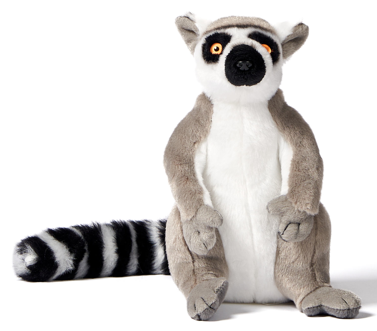 Ring-tailed lemur, sitting (without Velcro) - 21 cm (height)