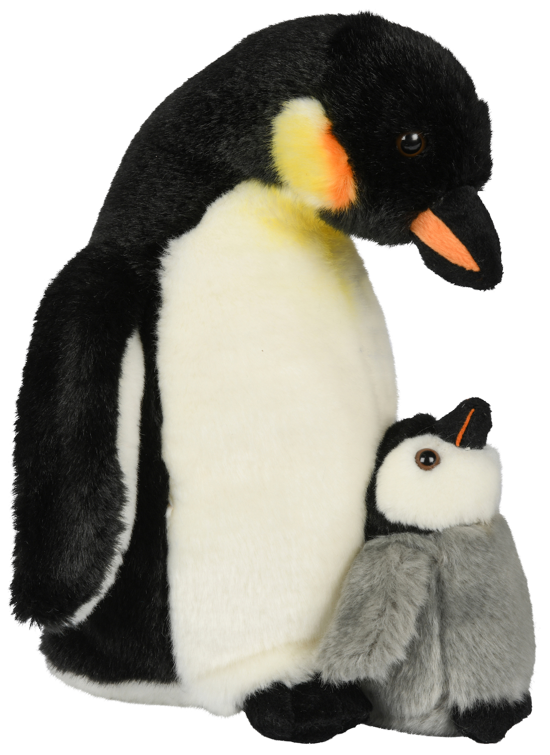 Emperor penguin with baby - 26 cm (height)