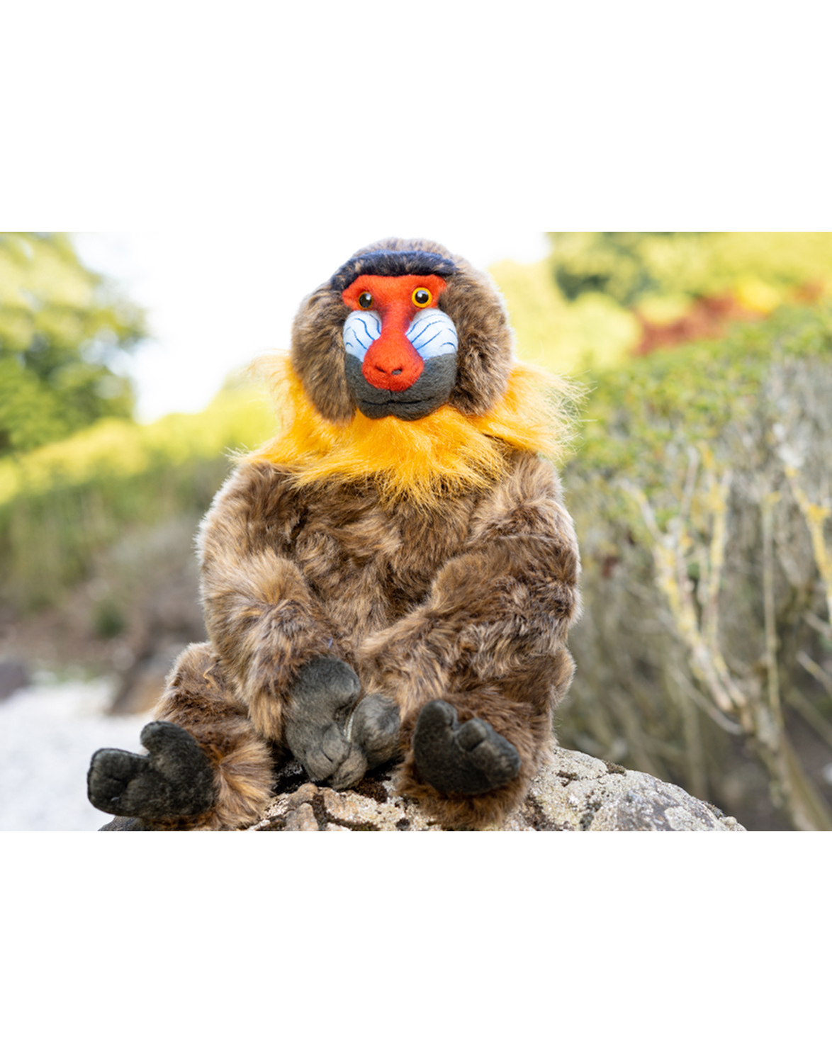 Mandrill with Velcro-Hands - 29 cm (height) 