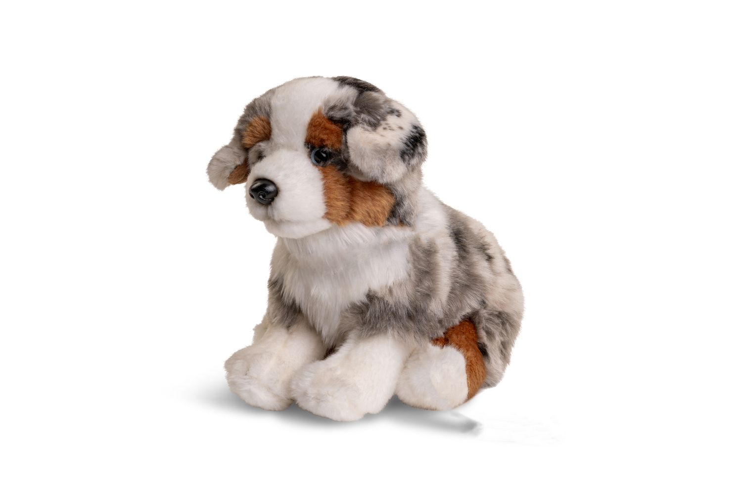 Australischer Schäferhund Welpe, sitzend (ohne Leine) - 22 cm (Höhe) - Plüsch-Hund, Haustier - Plüschtier, Kuscheltier