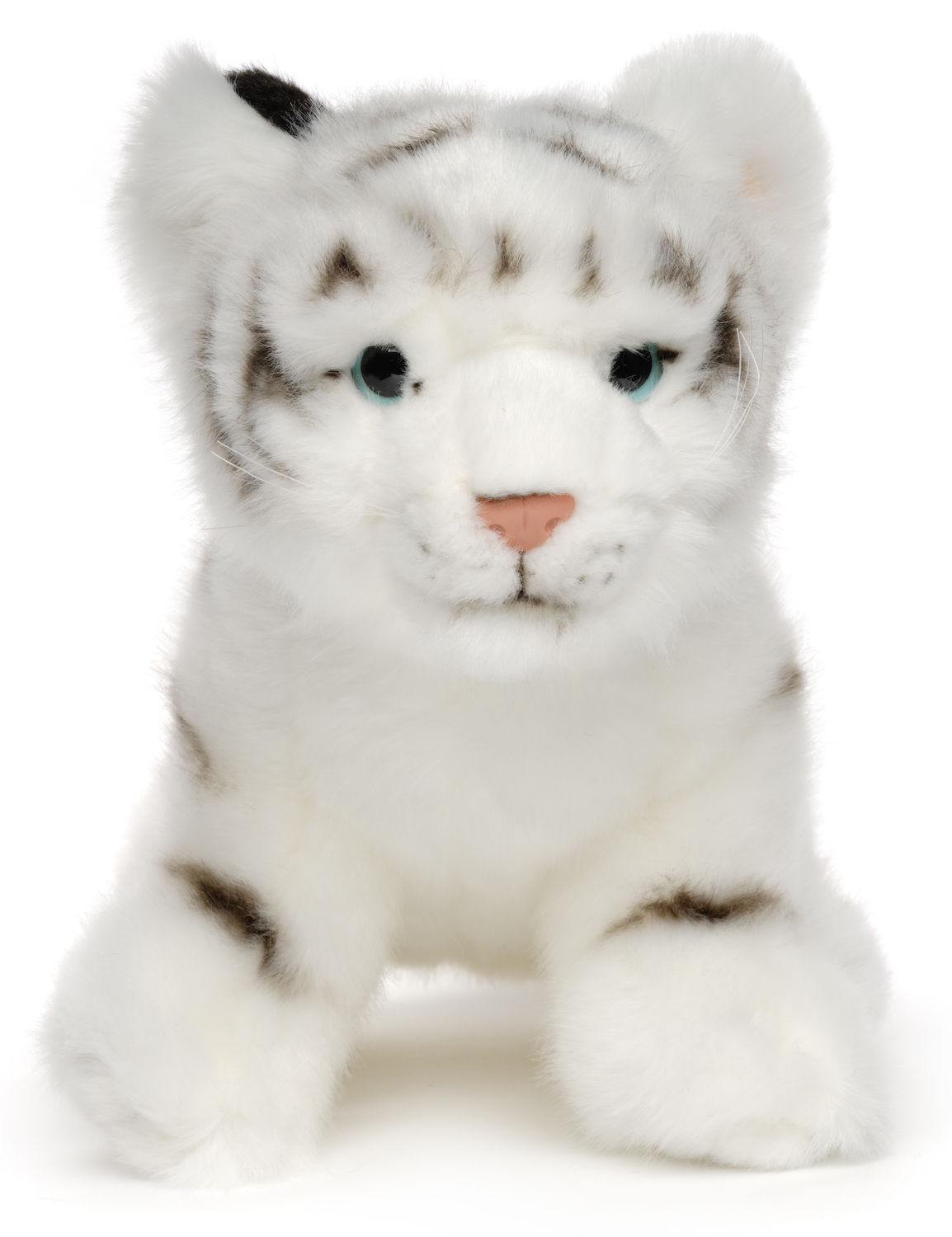 Weißer Tiger Baby, sitzend - 24 cm (Länge) 