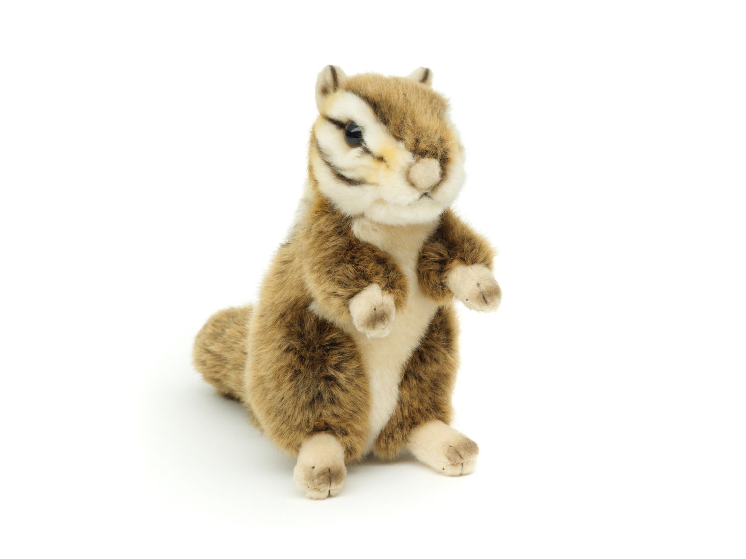  Streifenhörnchen, stehend - 18 cm (Höhe) - Plüsch-Nagetier, Chipmunk - Plüschtier, Kuscheltier
