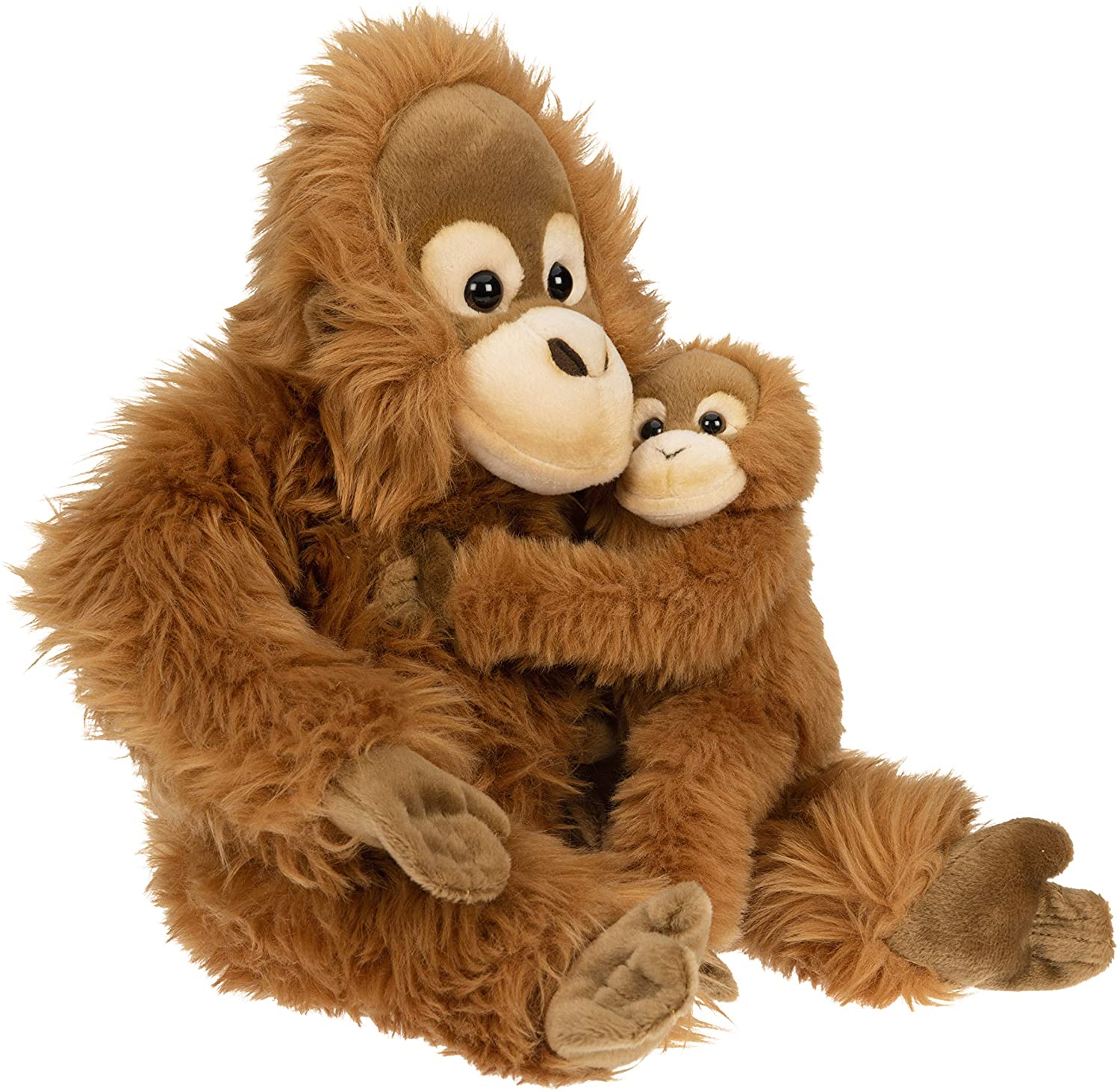  orangutan with baby, sitting - 30 cm (height) 