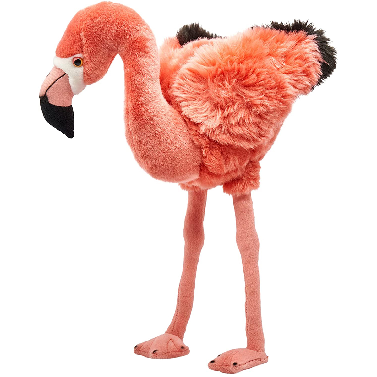 Uni-Toys - Flamingo rosa, stehend - 46 cm (Höhe) - Vogel - Plüschtier, Kuscheltier 