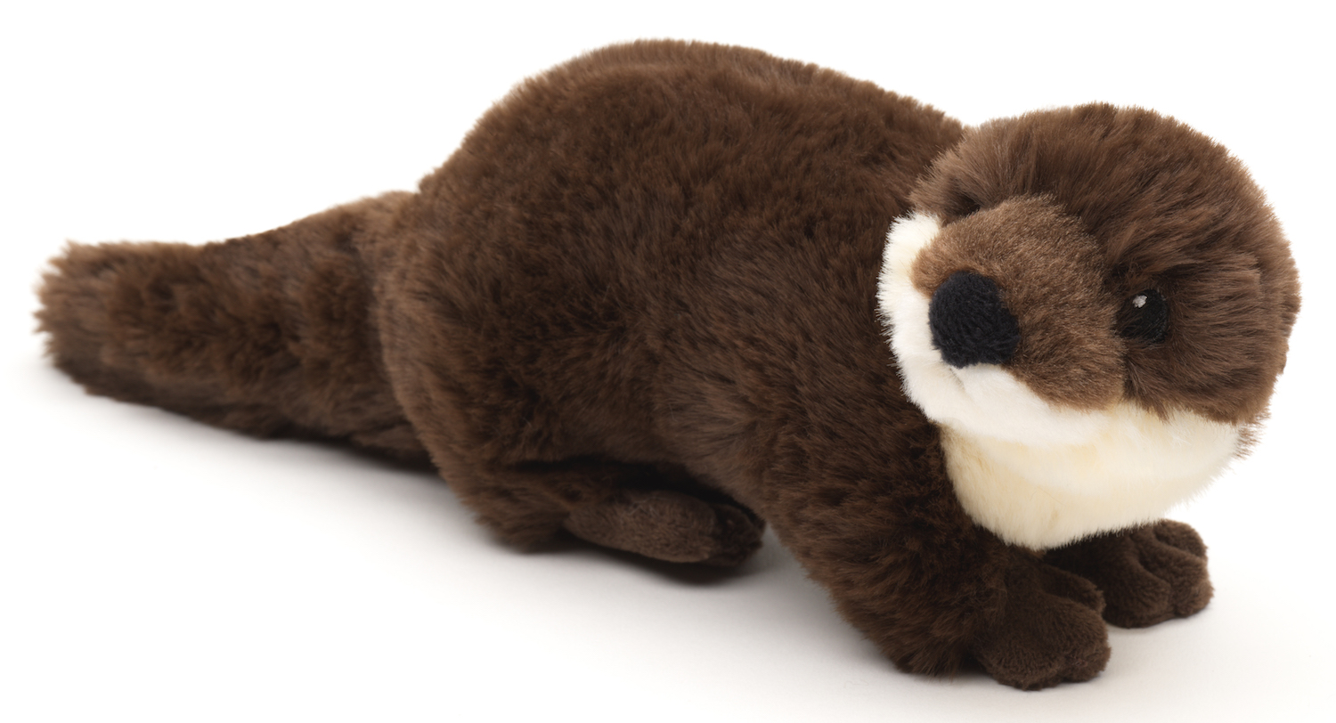 Otter, stehend - 25 cm (Länge) - 'Eco-Line' - 100 % recyceltes Material 