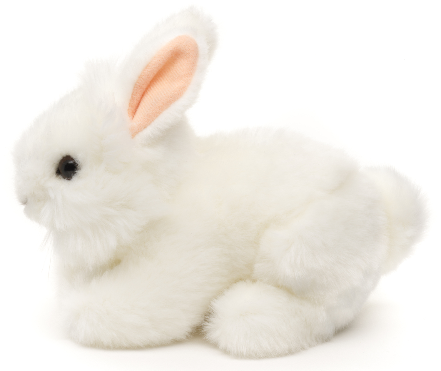 Angora rabbit, lying (white) - 18 cm (length)
