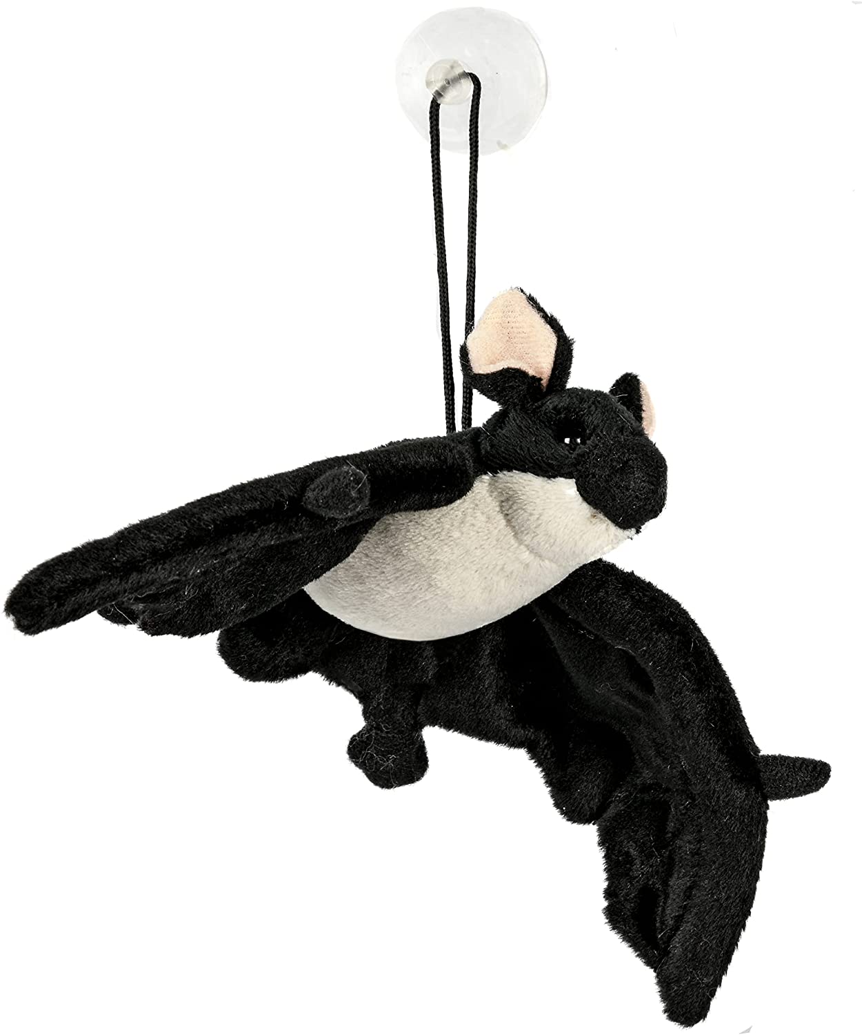 Fledermaus (schwarz-weiß) - Mit Saugnapf - 23 cm (Breite) 