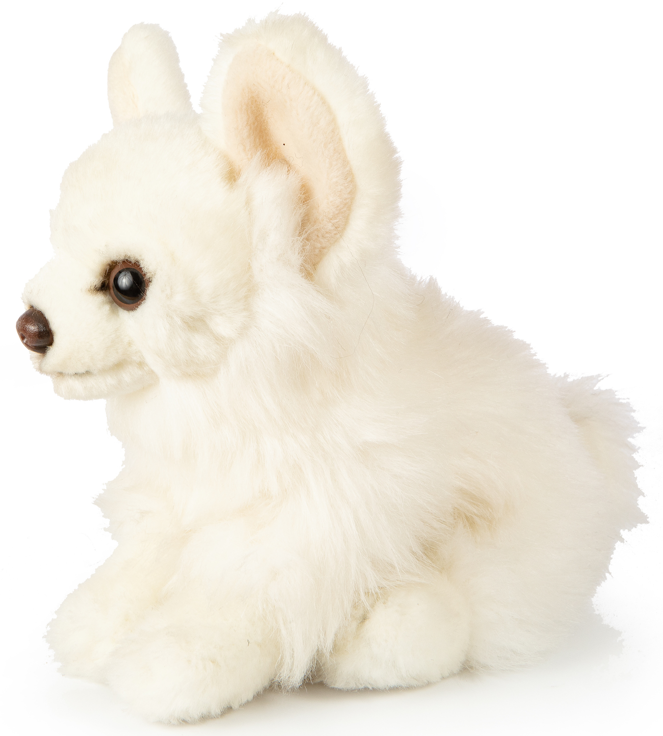 Chihuahua (weiß) - Mit Prinzessinentasche - 18 cm (Länge) 