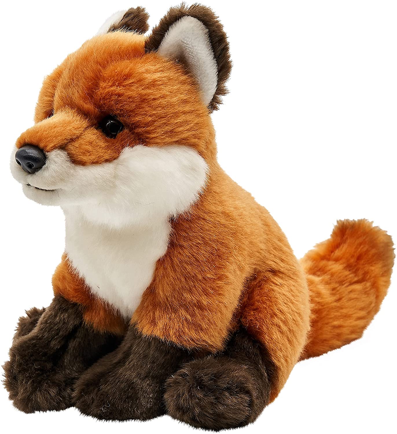 Uni-Toys - red fox, sitting - 21 cm (height) - fox, forest animal - plush toy, cuddly toy 