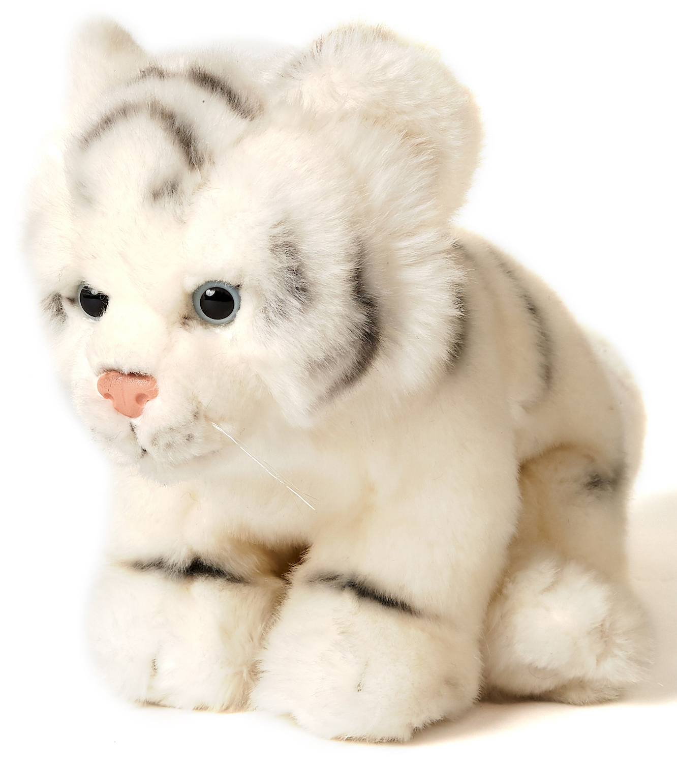 White tiger, sitting - 19 cm (height) 