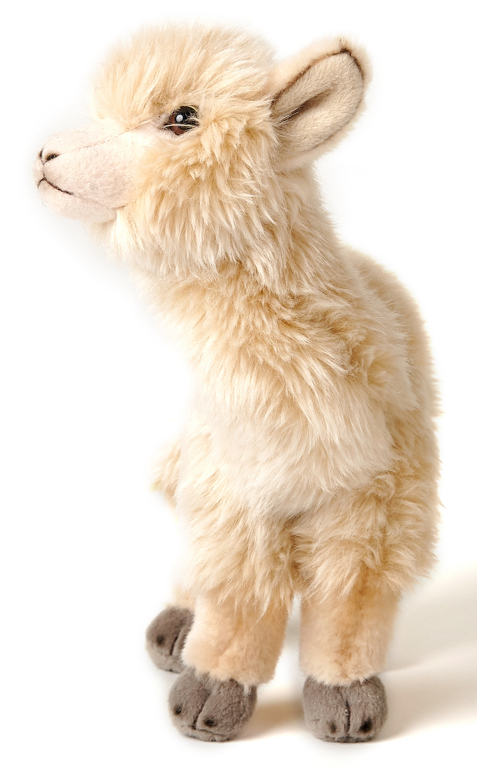 Alpaka beige, stehend - 23 cm (Höhe)