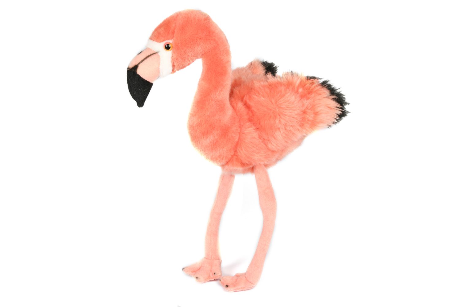 Flamingo rosa, mit Schlaufe - 19 cm (Höhe) - Plüsch-Vogel - Plüschtier, Kuscheltier