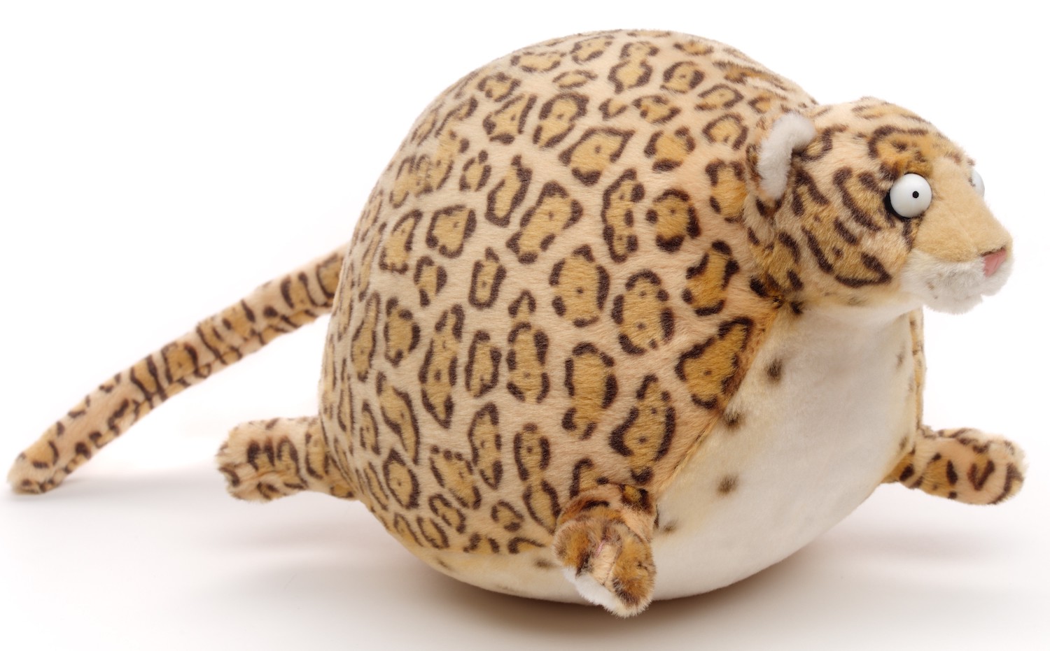 ROLLIN' WILD - Leopard, groß - 27 cm (Länge) - Kuscheltier von Uni-Toys