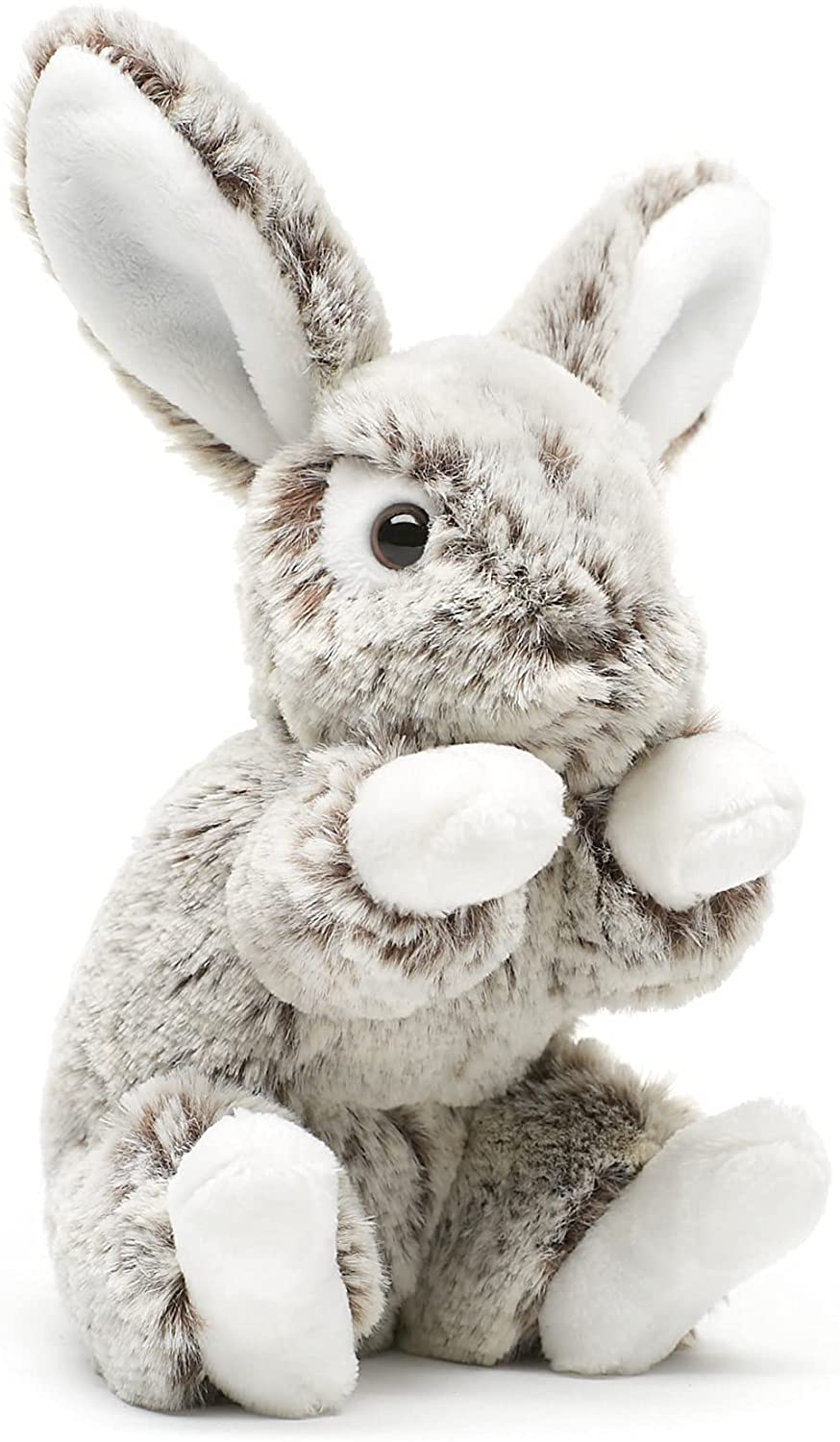  bunny with floppy ears (dark brown mottled), super soft - 22 cm (height) 