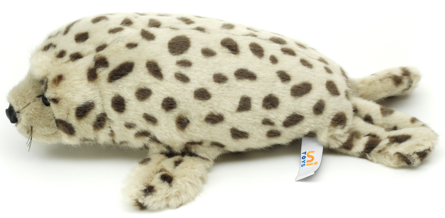 Seehund (grau-gepunktet) - Robbe - 32 cm (Länge)  