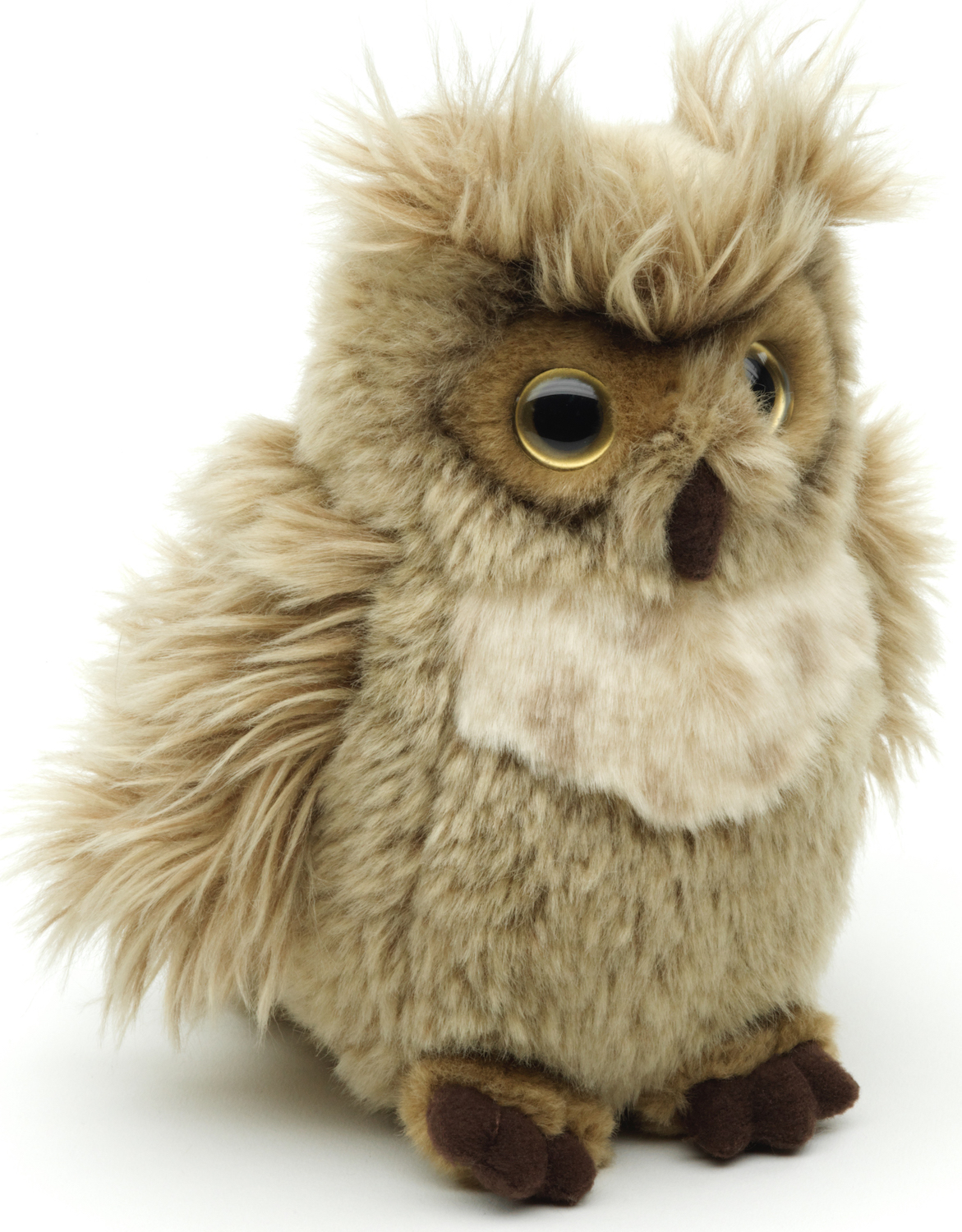 Virginia Eagle Owl (Horned Owl)- 18 cm (height) - Plush Bird, Owl - Soft Toy, Cuddly Toy (Small)
