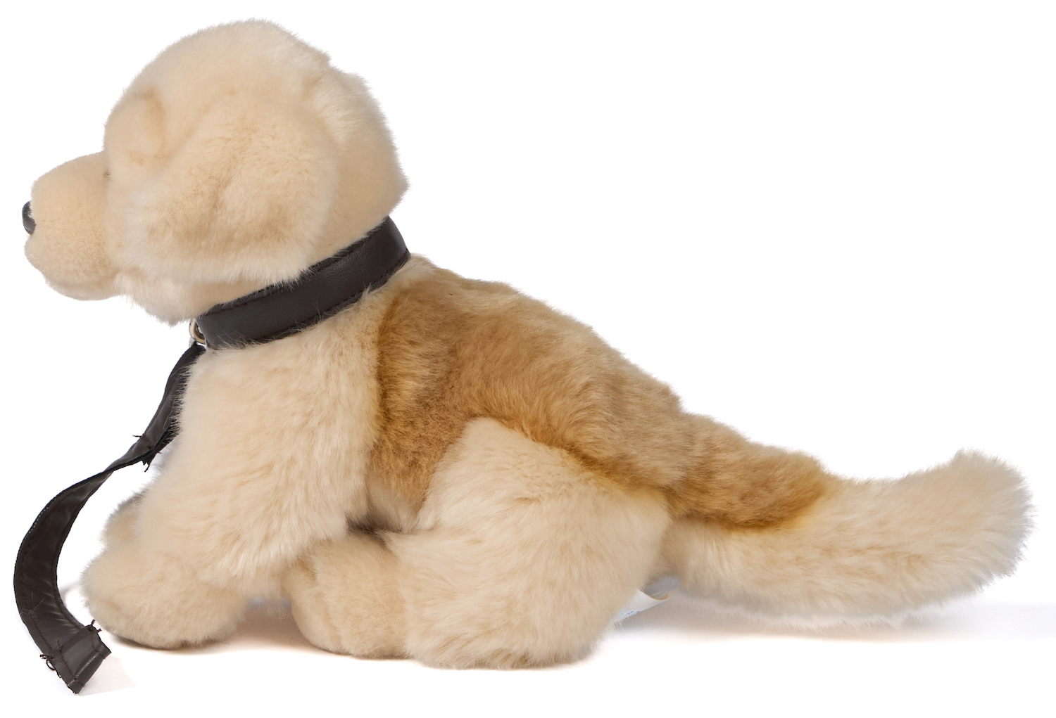 Golden Retriever Puppy, Sitting - With Leash and Voice (Sound) - 18 cm (Height)