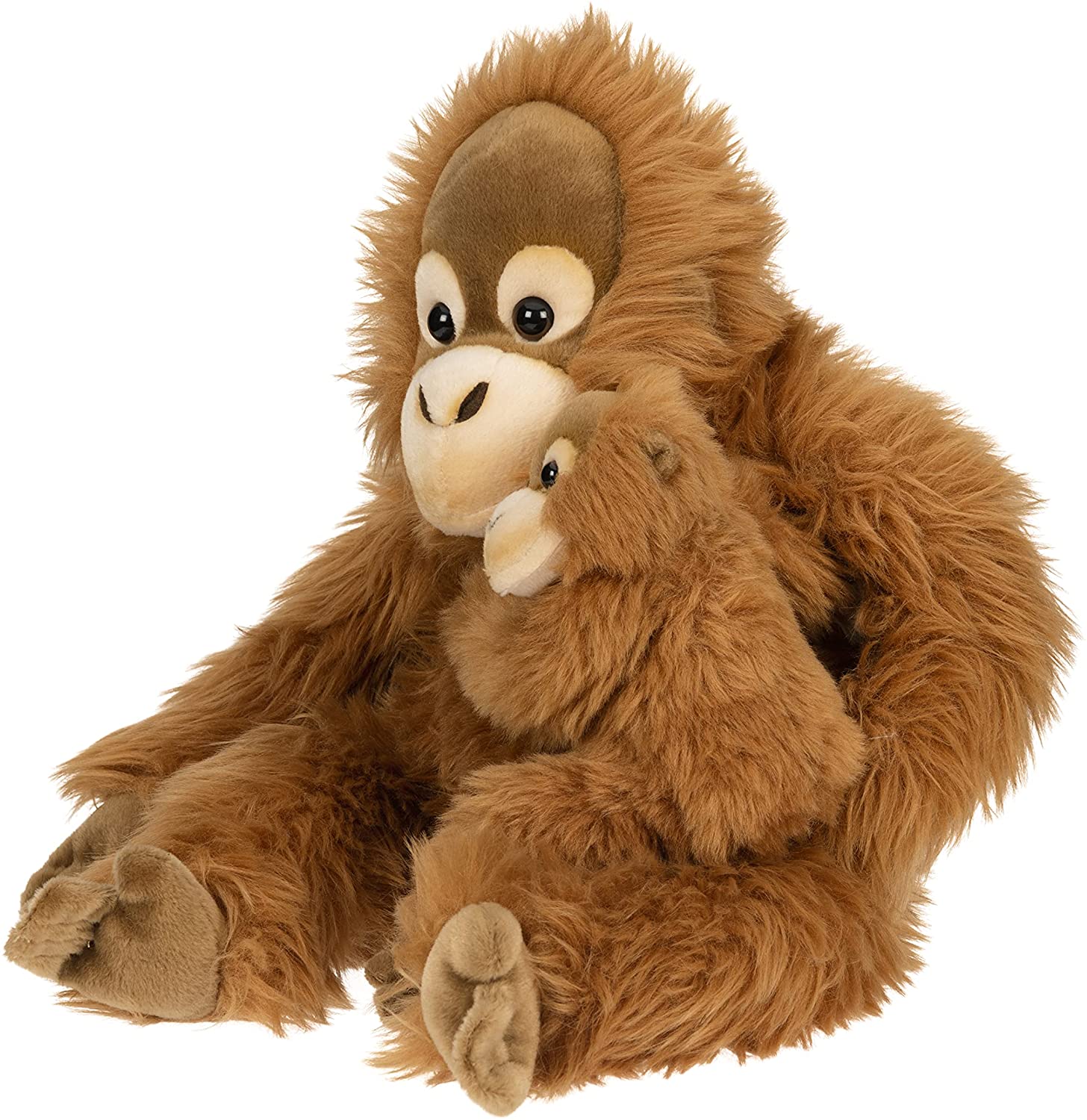 orangutan with baby, sitting - 30 cm (height) 
