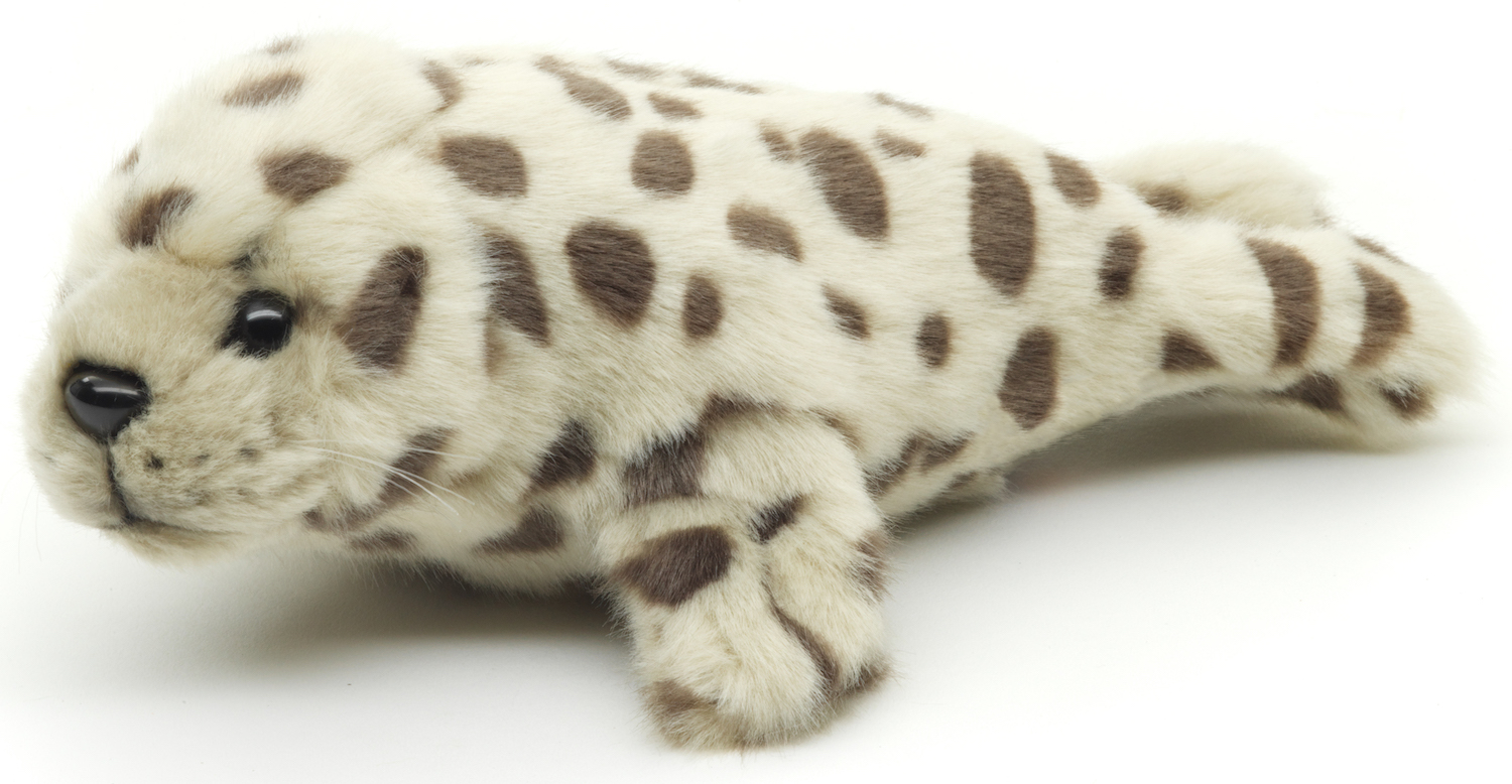 Seehund (grau-gepunktet) - Robbe - 21 cm (Länge)  