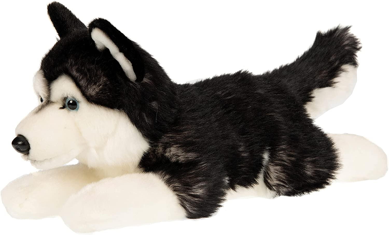 Husky schwarz, liegend - 41 cm (Länge) 