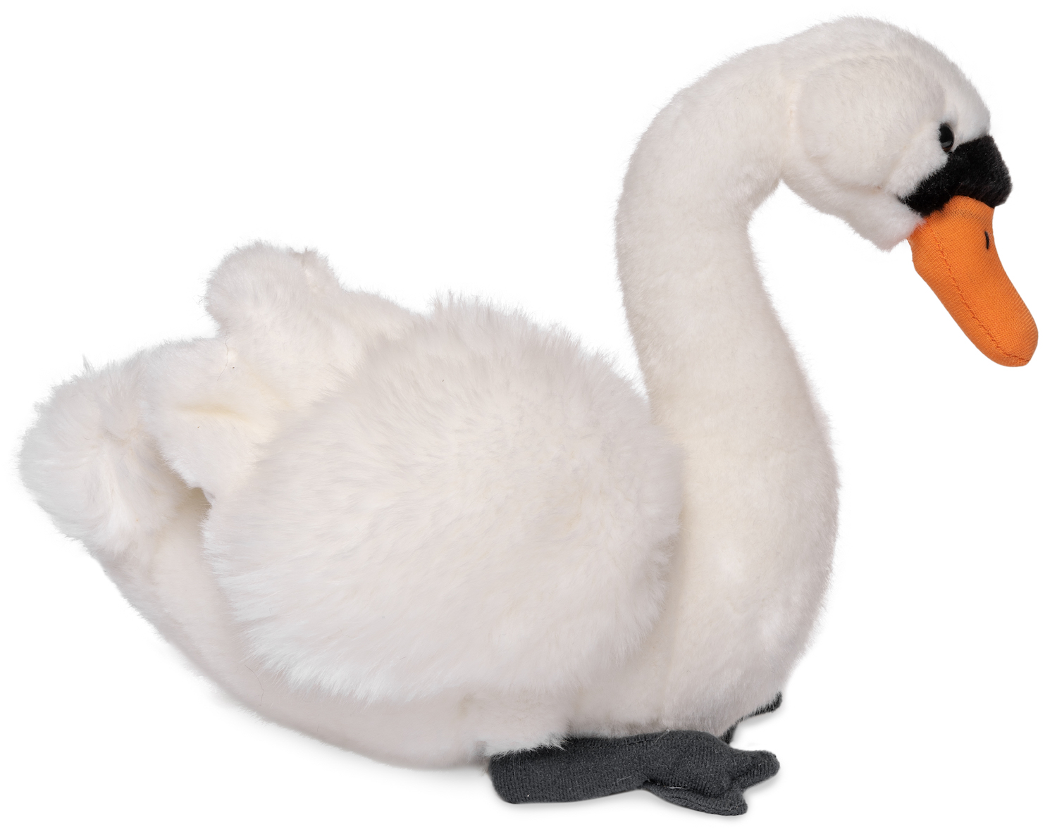 Swan - 24 cm (height) - Plush Bird - Soft Toy, Cuddly Toy
