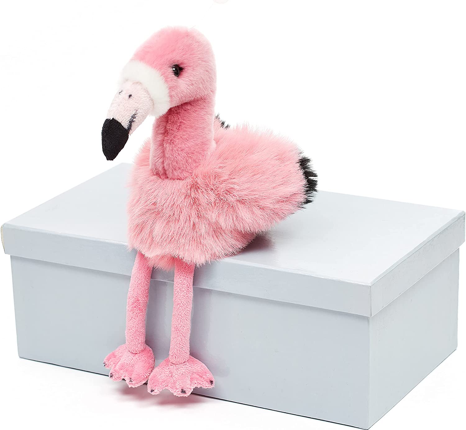 Uni-Toys - Flamingo pink - 18 cm (Höhe) - Vogel - Plüschtier, Kuscheltier