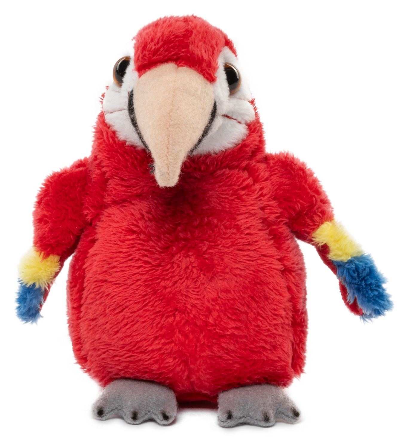 Papagei Plushie (rot) - 13 cm (Höhe)