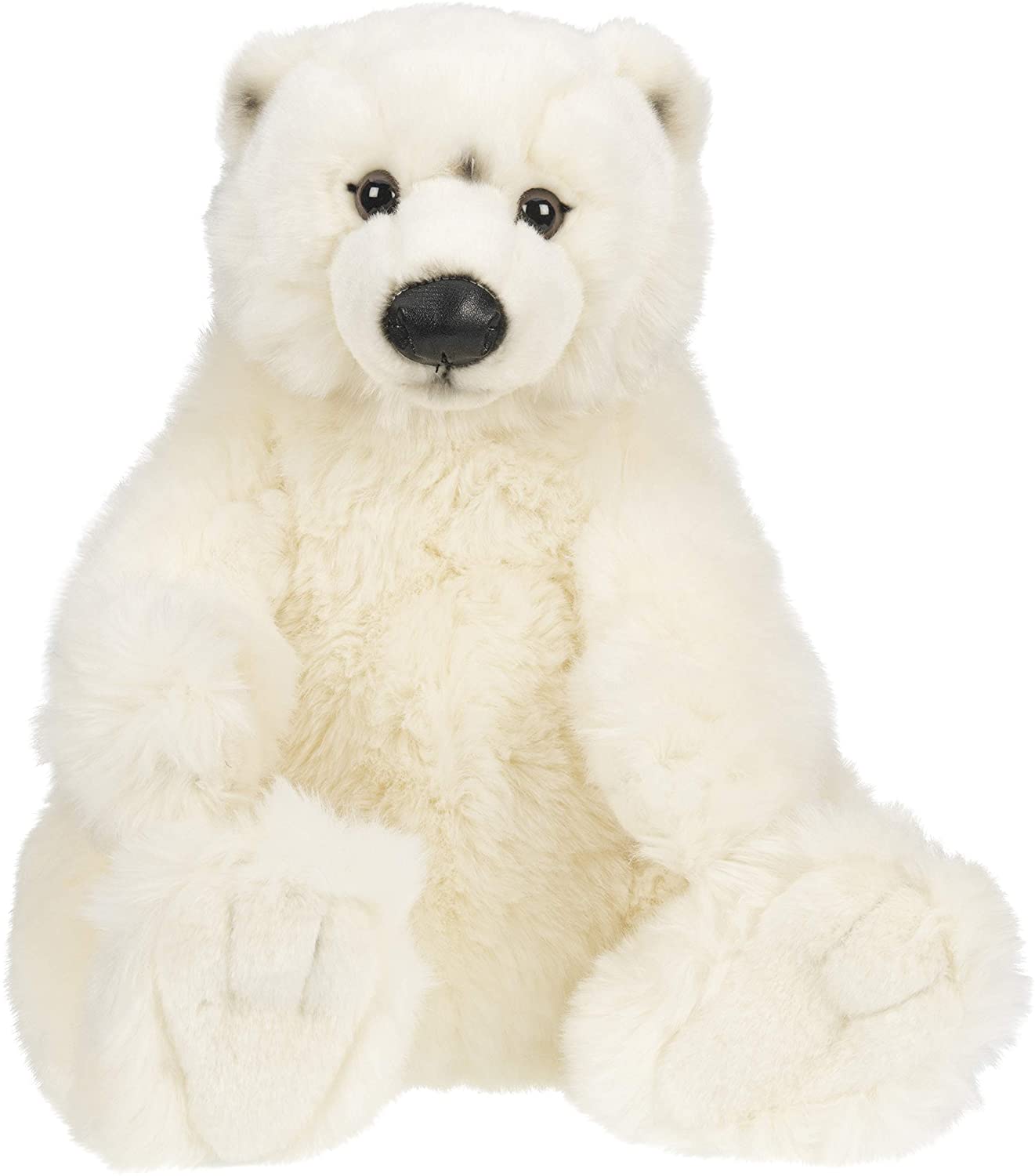 Uni-Toys - Eisbär, sitzend - 33 cm (Höhe) - Bär, Wildtier - Plüschtier, Kuscheltier