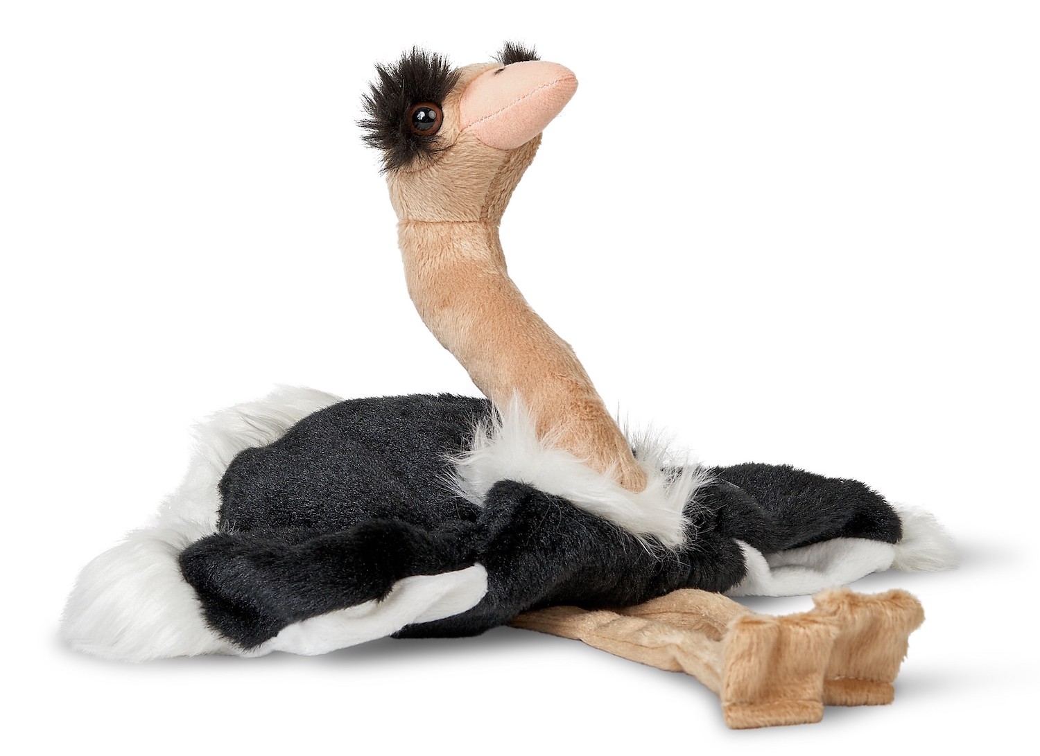 Hand puppet ostrich - 33 cm (height)