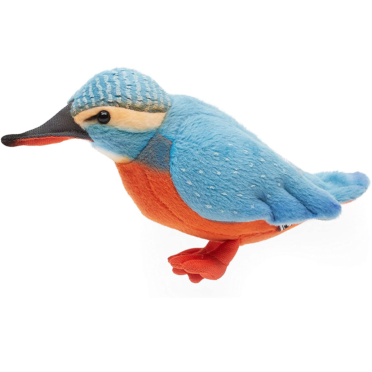 Uni-Toys - Eisvogel - 12 cm (Höhe) - Vogel - Plüschtier, Kuscheltier