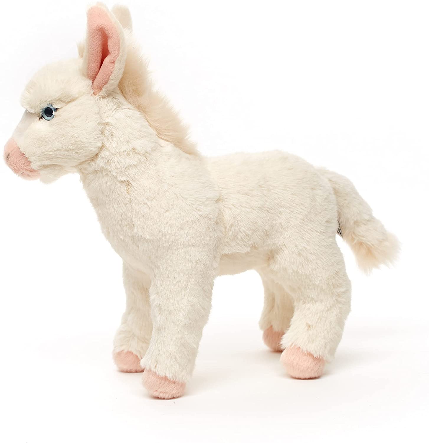 baroque donkey white, standing - 30 cm (height)