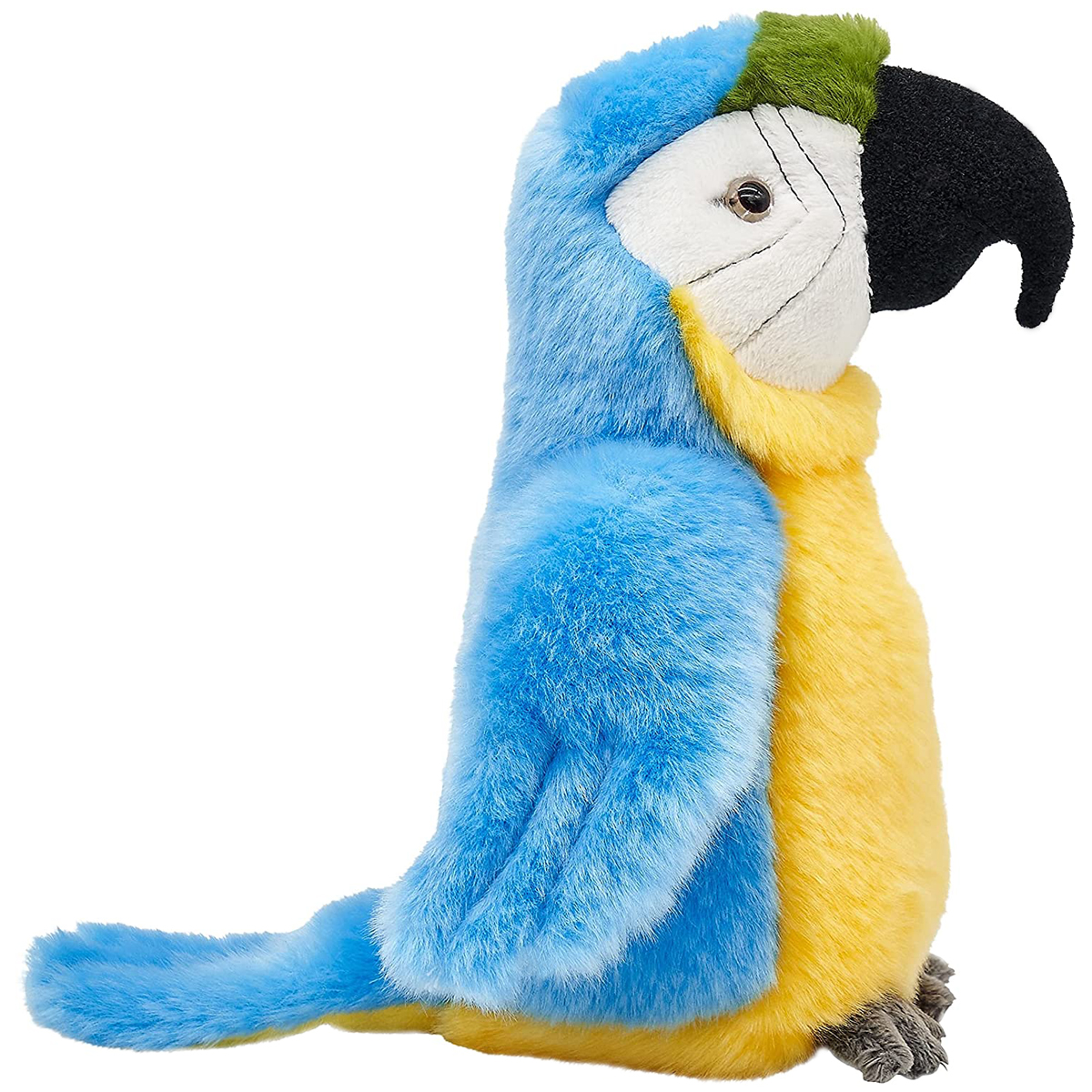 Papagei (blau) - 21 cm (Höhe) - Vogel - Plüschtier, Kuscheltier