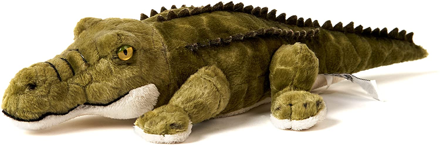 Alligator - 33 cm (Länge) - Plüsch-Krokodil - Plüschtier, Kuscheltier