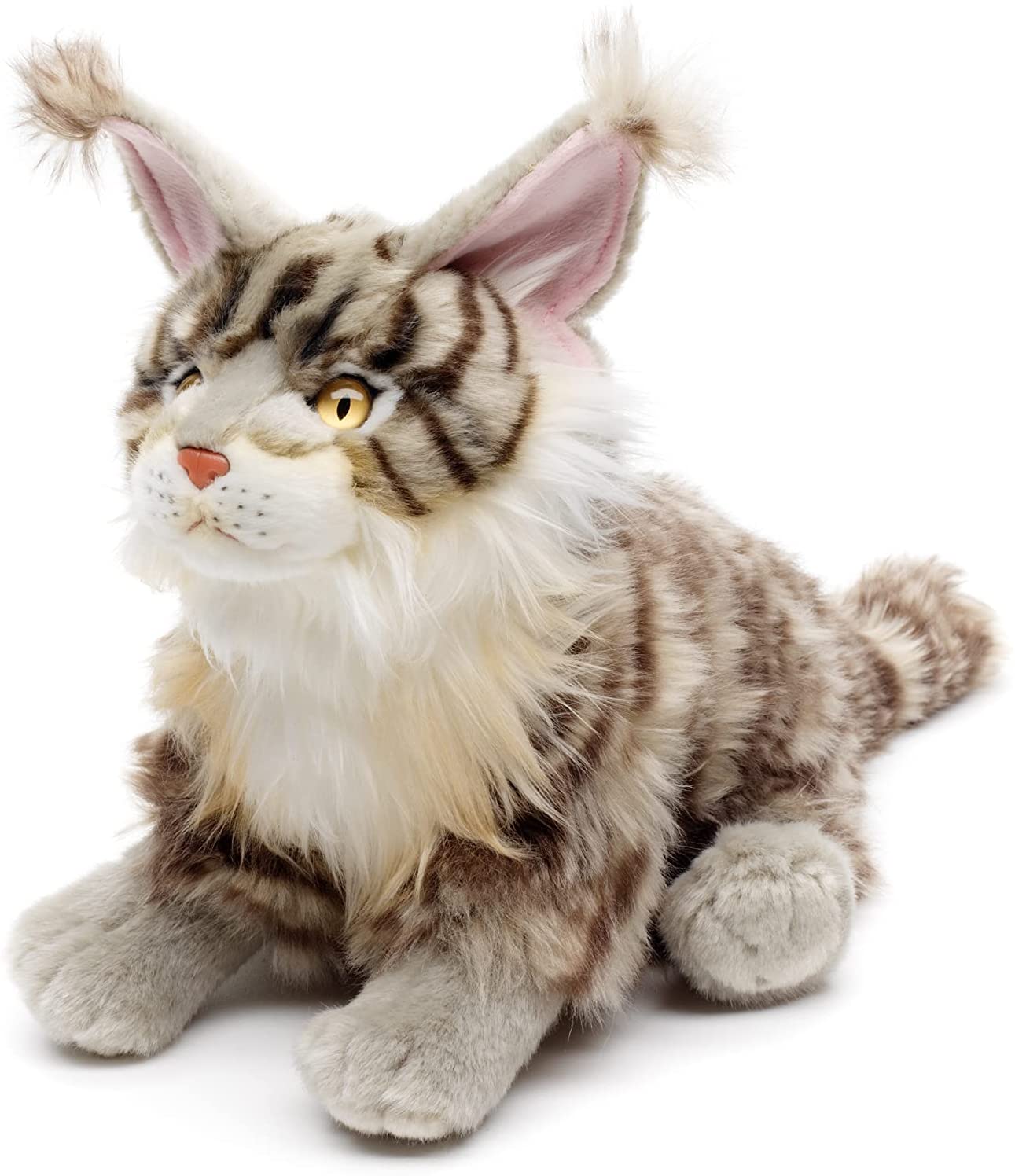 27 cm Pet - Plush Cat Uni-Toys Height Cuddly Toy Plush Toy Maine-Coon Cat Grey
