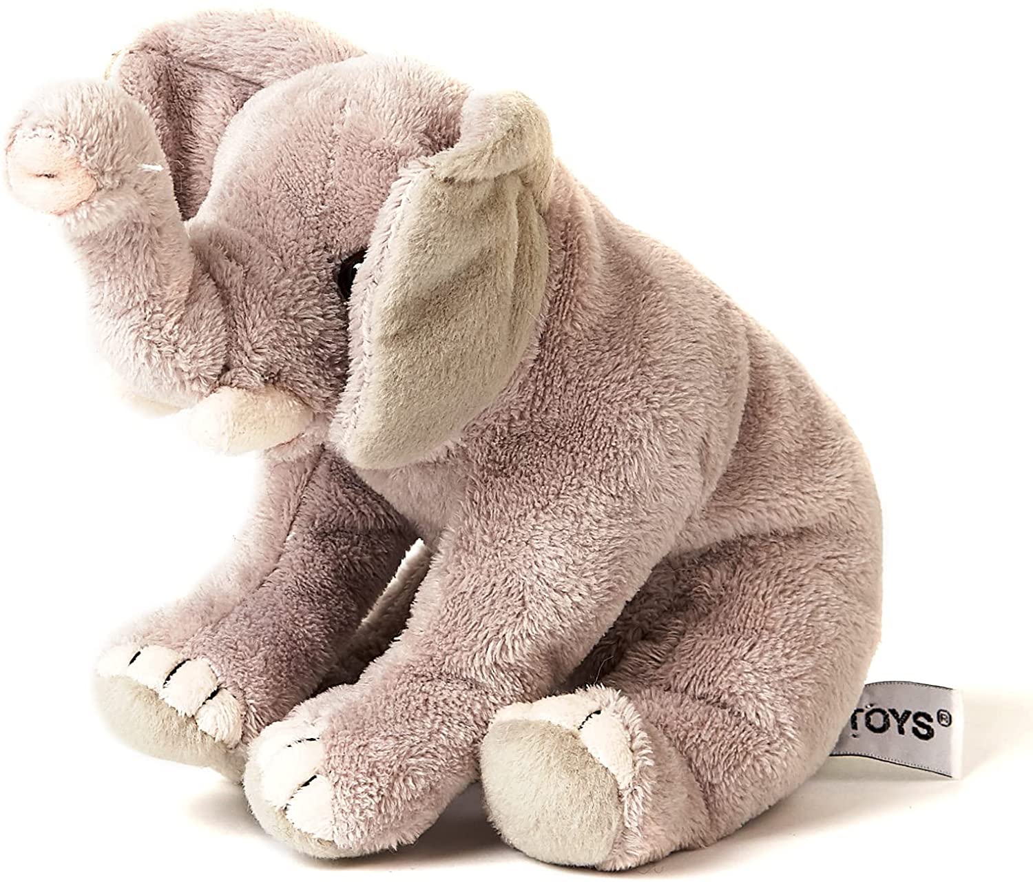 Uni-Toys - Elefant, sitzend - 14 cm (Höhe) - Plüsch-Elefant - Plüschtier, Kuscheltier 