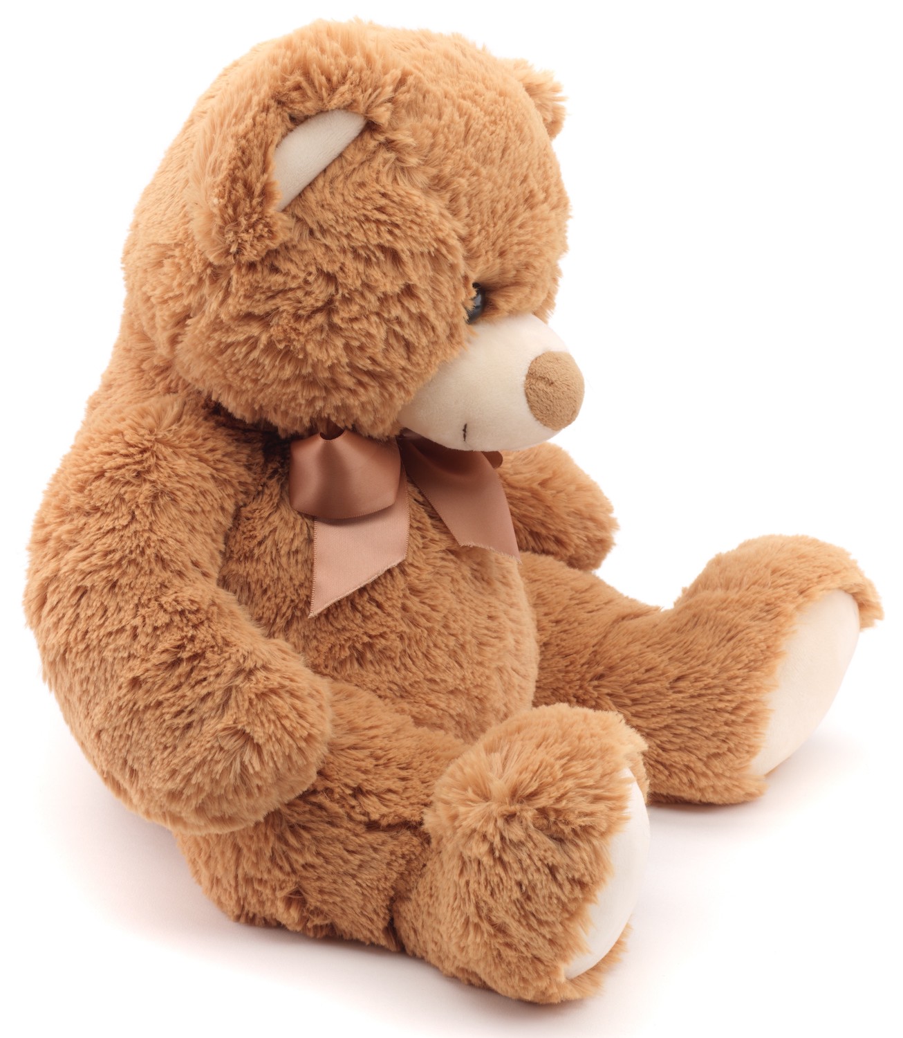 Teddy with Bow, (light brown) - 36 cm (height) 
