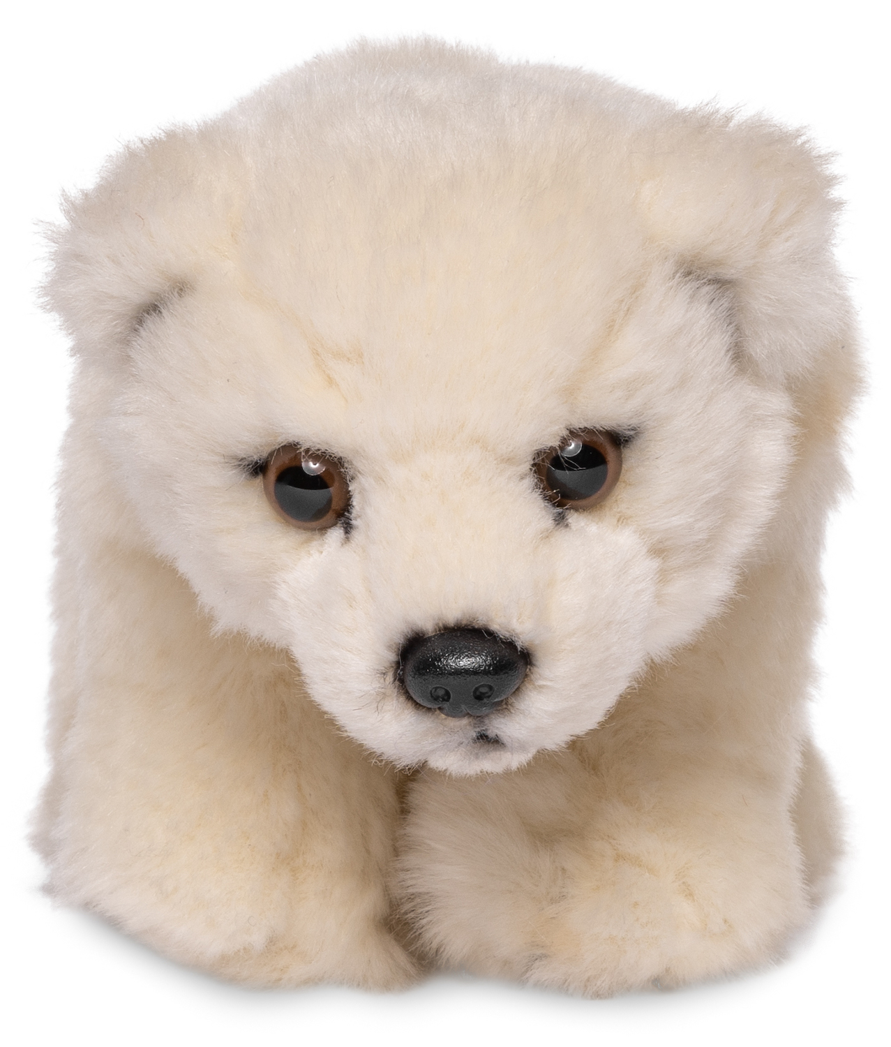 Polar Bear Cub, Standing - 19 cm (length) - Plush Bear, Polar Bear - Soft Toy, Cuddly Toy