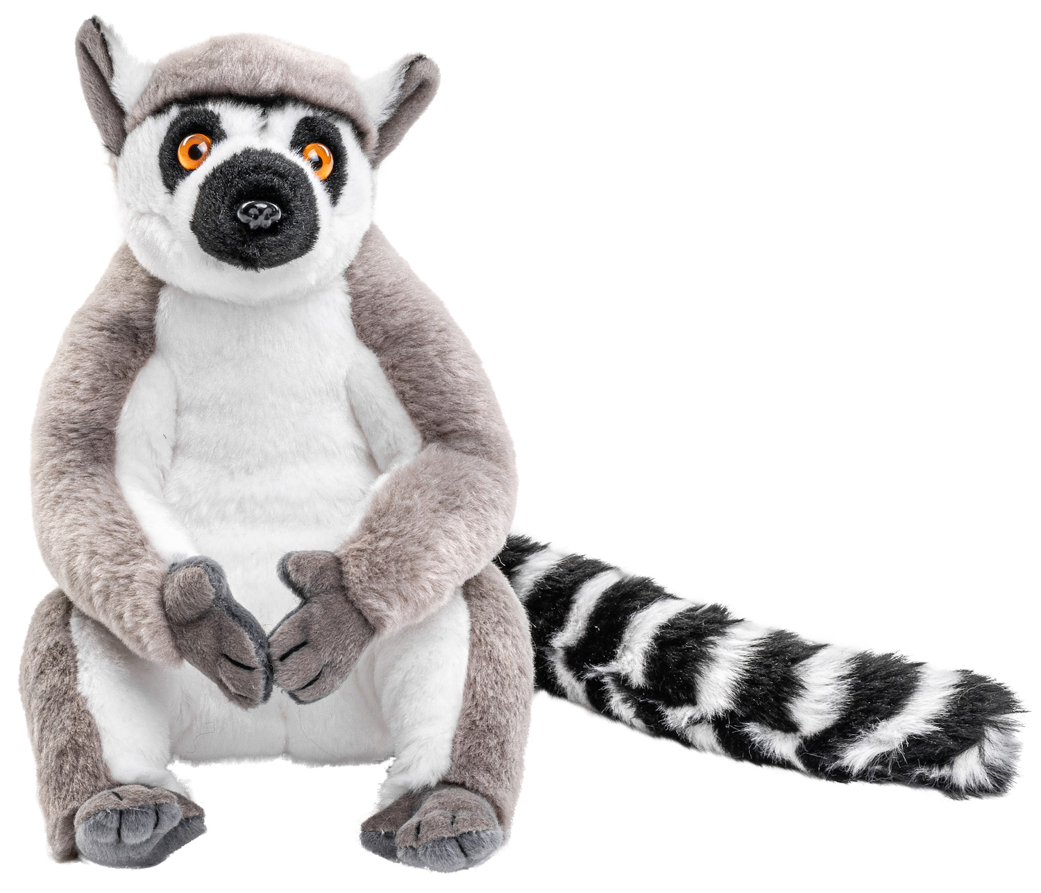 Ring-Tailed Lemur with Velcro-Hands - 21 cm (height) 