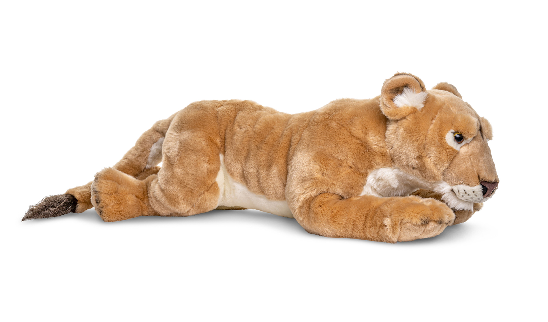 Löwin, liegend - 78 cm (Länge) - Wildtier - Plüschtier, Kuscheltier