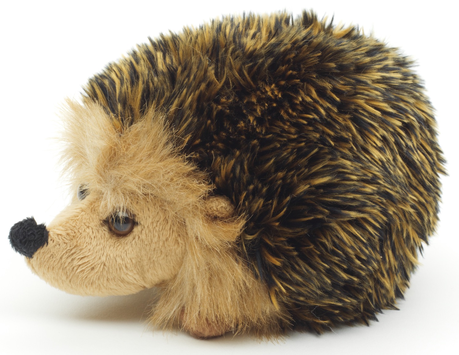 Uni-Toys - hedgehog gold-brown - 15 cm (length) 
