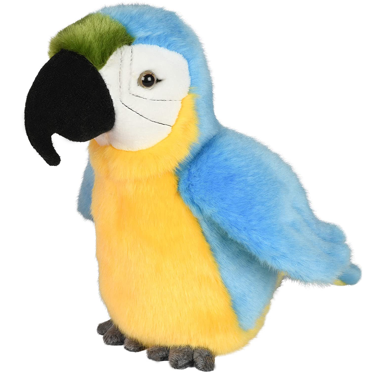 Papagei (blau) - 21 cm (Höhe) - Vogel - Plüschtier, Kuscheltier