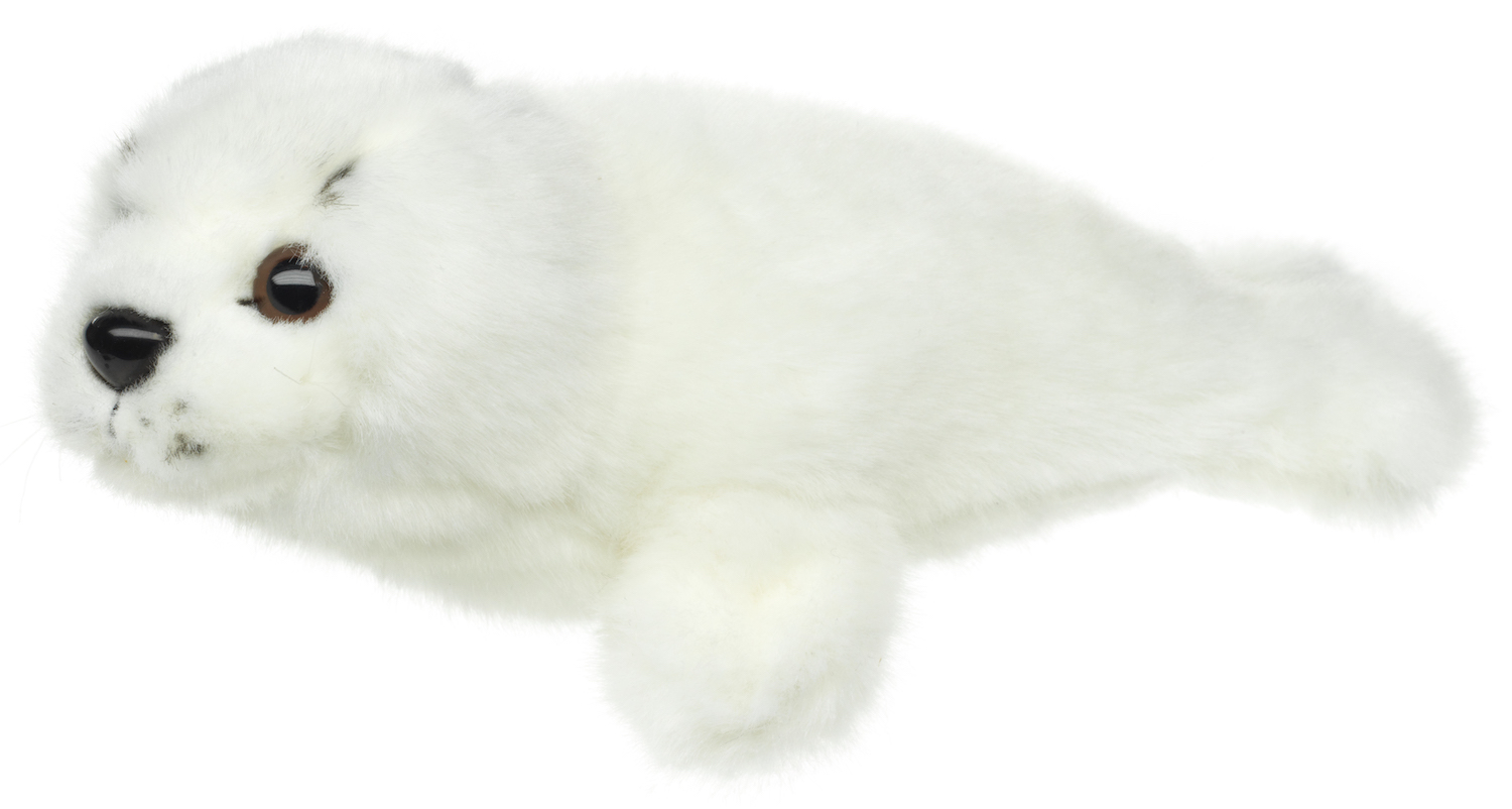 Sattelrobben-Baby (weiß) - 21 cm (Länge) 