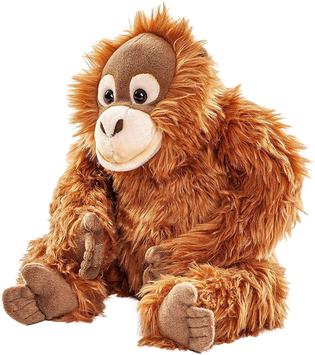 orangutan with Velcro on the hands - 28 cm (height)