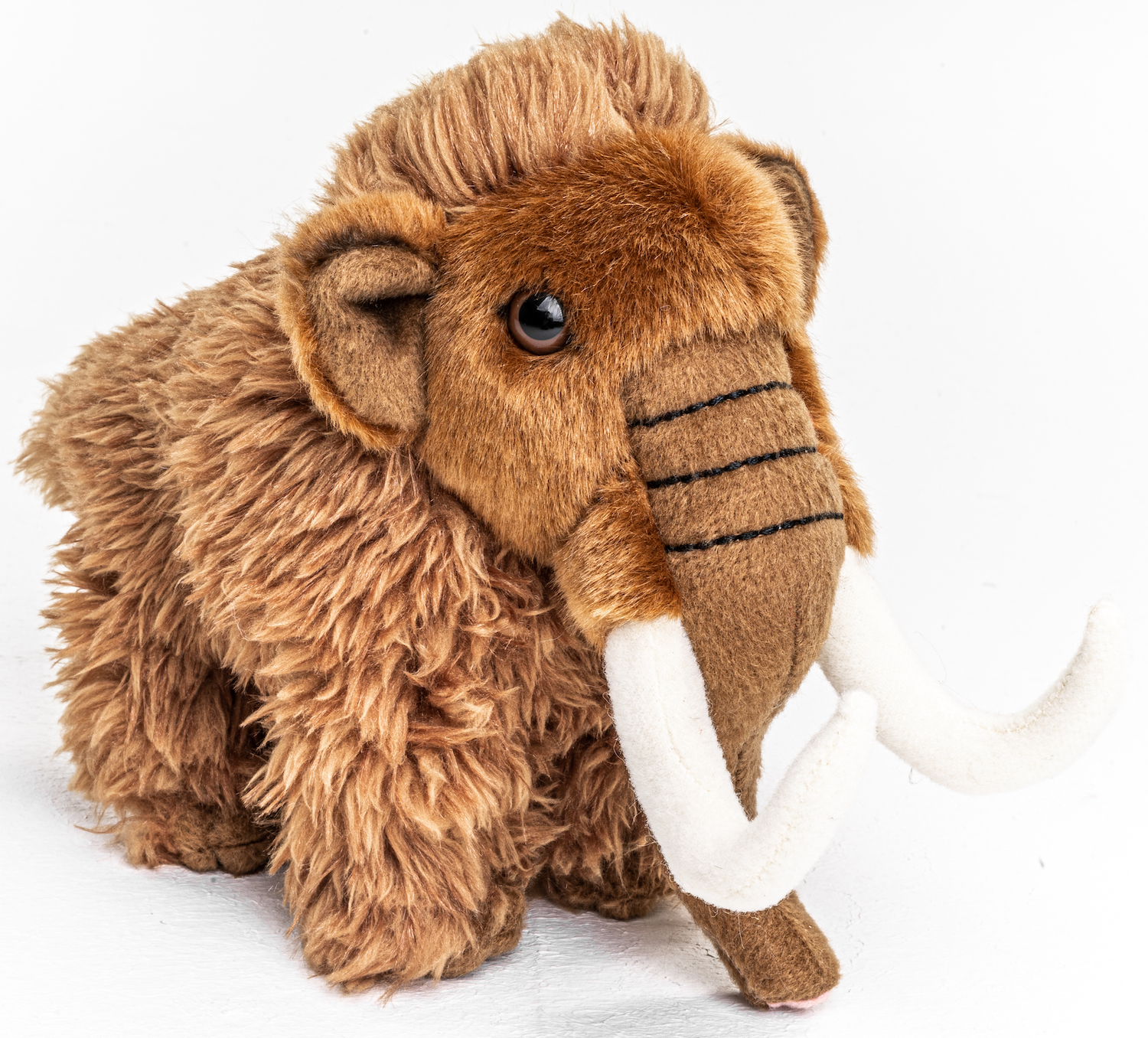 Mammut - 16 cm (Höhe) - Plüsch-Elefant, prähistorisches Wildtier - Plüschtier, Kuscheltier