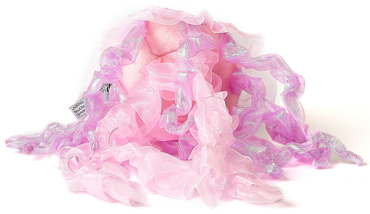Jellyfish, pink - 30 cm (height) - plush Medusa - soft toy, cuddly toy