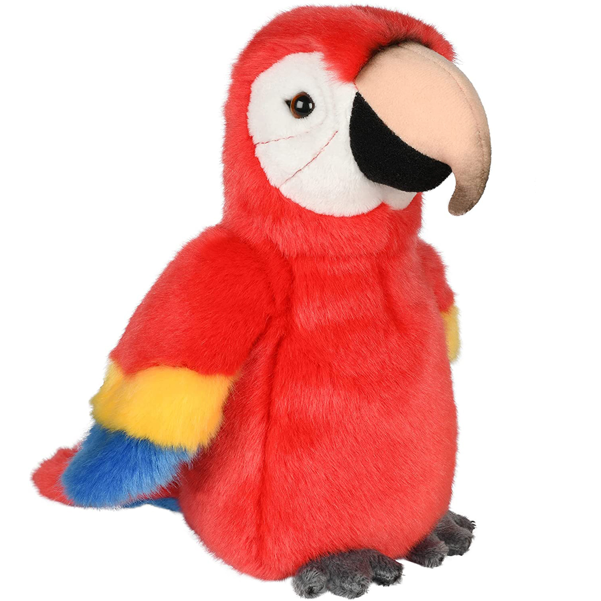Papagei (rot) - 21 cm (Höhe) - Vogel - Plüschtier, Kuscheltier